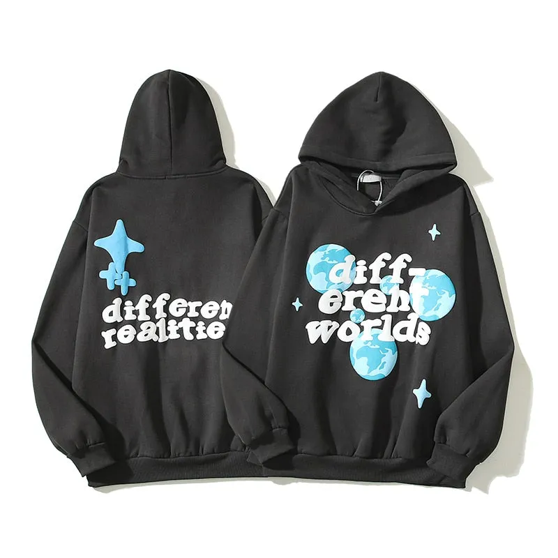 Graffiti Letter Print Hoodie