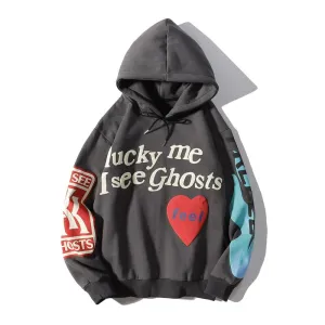 Graffiti Letter Print Hoodie
