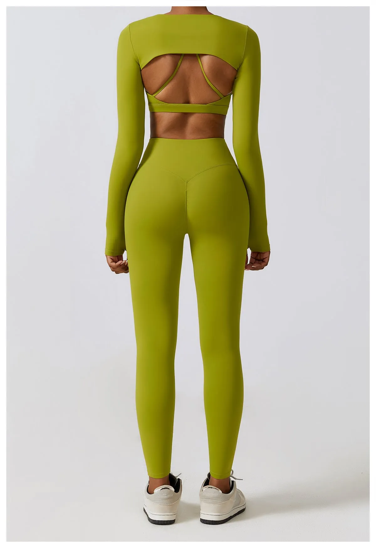High Stretchy Comfortable Leggings Gym Fitness Nude Skin Waistcoat Bra Set Quick Dry Women Yoga 3 Pieces Set