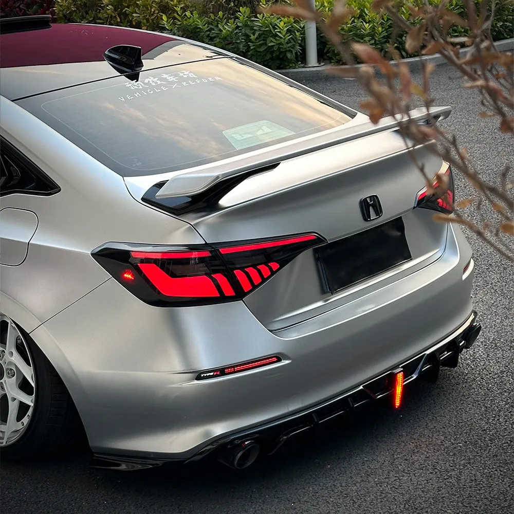 HRS 2022-24 Honda Civic 11th Gen Full Body Kit - V4 | RED