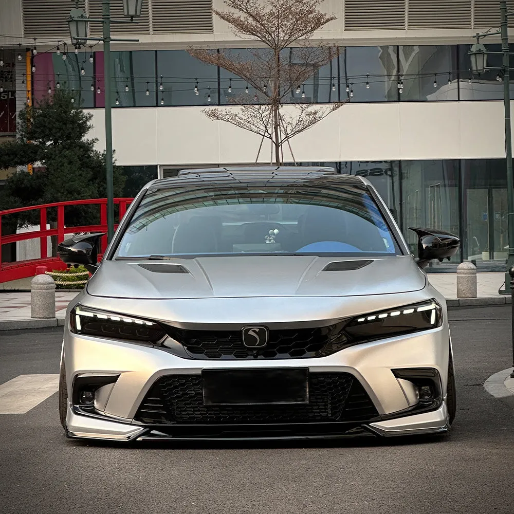 HRS 2022-24 Honda Civic 11th Gen Full Body Kit - V4 | RED