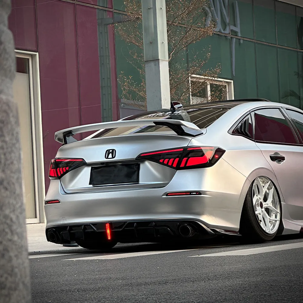 HRS 2022-24 Honda Civic 11th Gen Full Body Kit - V4 | RED