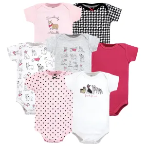 Hudson Baby Cotton Bodysuits, Girl Dogs Hudson Baby Cotton Bodysuits, Girl Dogs