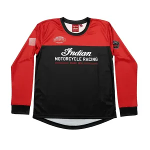 Indian Motorcycle Youth eFTR Racing Long Sleeve T-Shirt Black