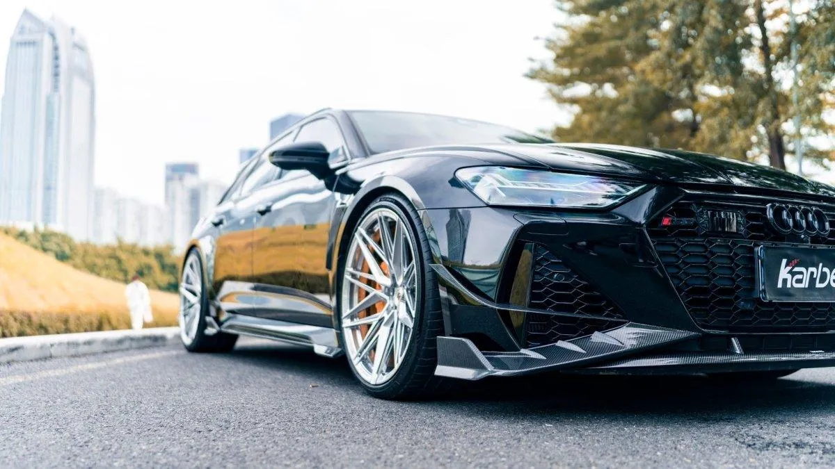 Karbel Carbon Side Skirts for Audi RS7 RS6 C8 2020-ON Carbon Fiber