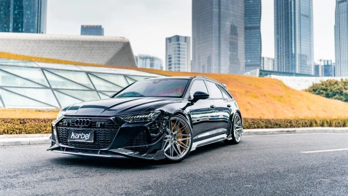 Karbel Carbon Side Skirts for Audi RS7 RS6 C8 2020-ON Carbon Fiber