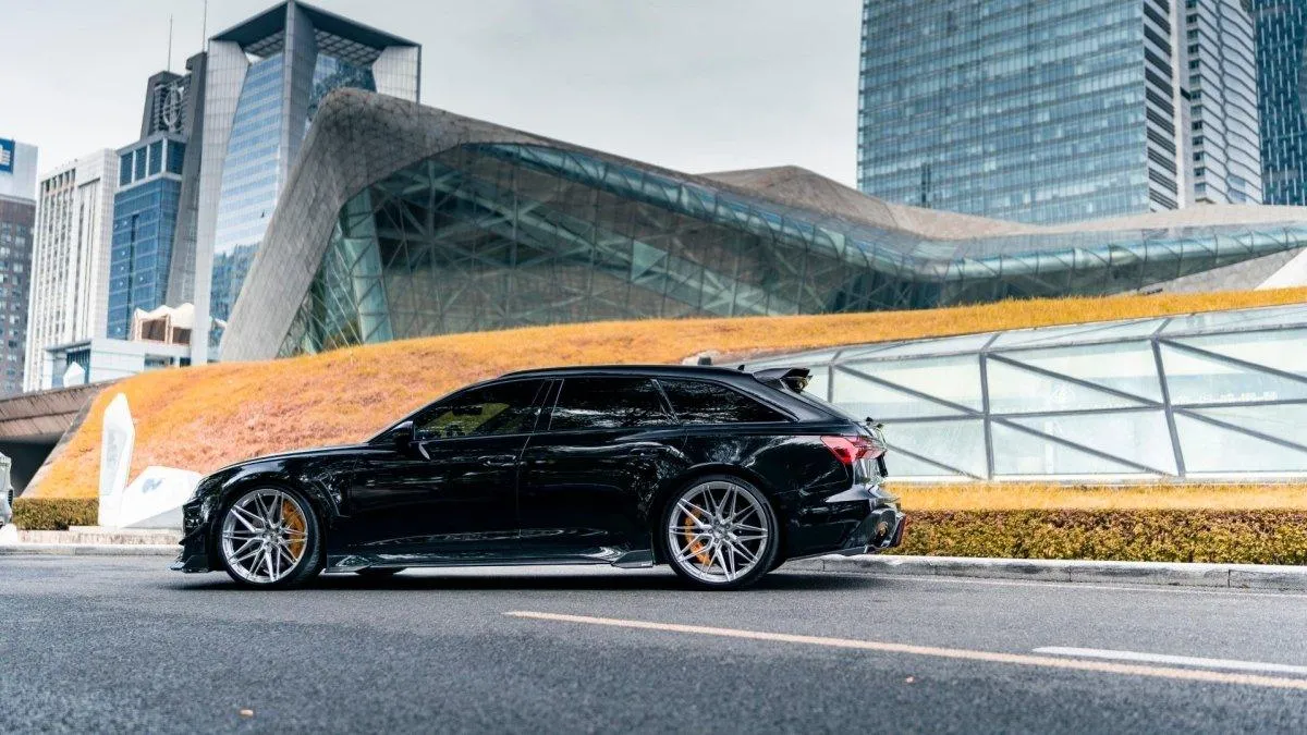Karbel Carbon Side Skirts for Audi RS7 RS6 C8 2020-ON Carbon Fiber