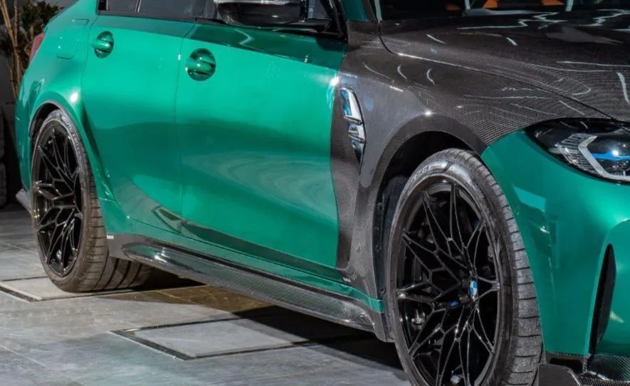 Karbel Carbon Side Skirts For BMW M3 G80 2021-ON Carbon Fiber