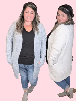 Kensington Cozy Sweater Cardigan w/Pockets (3 Colors)