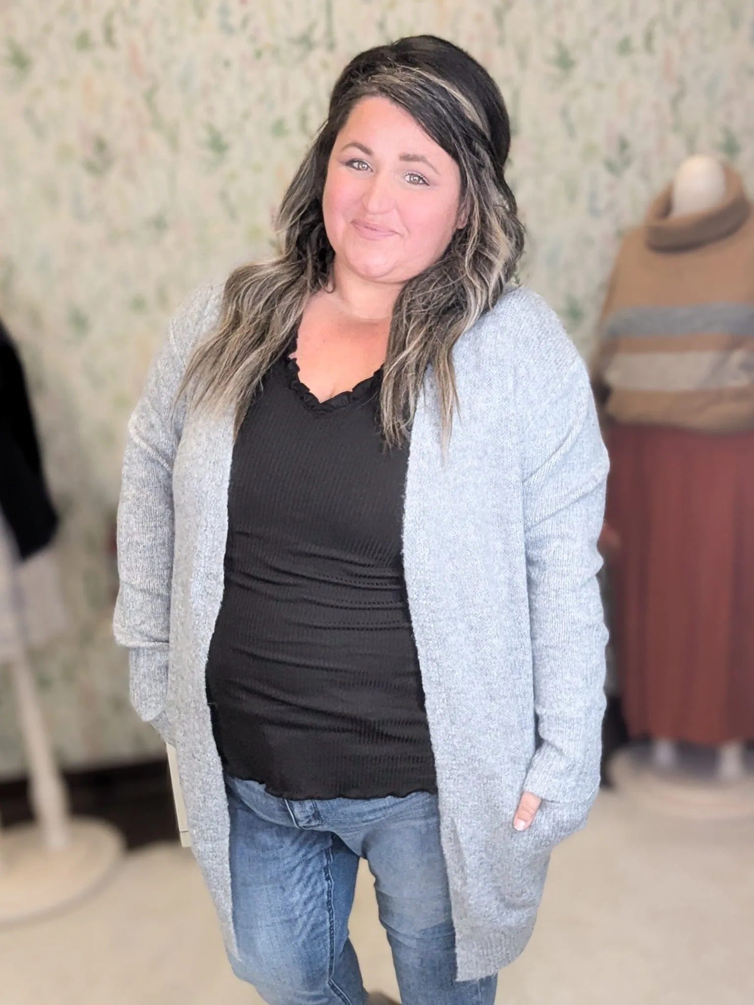 Kensington Cozy Sweater Cardigan w/Pockets (3 Colors)