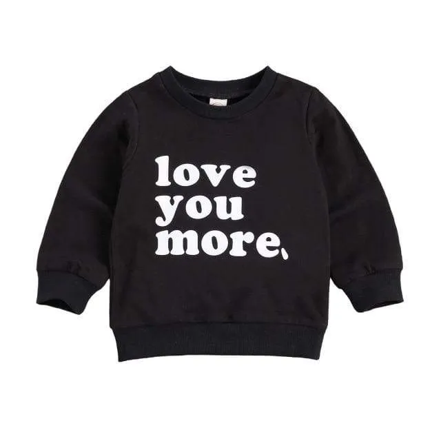 Letter Printed Casual Pullover Tops