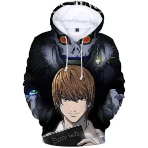 Light Yagami Hoodies Death Note (Variants Available)