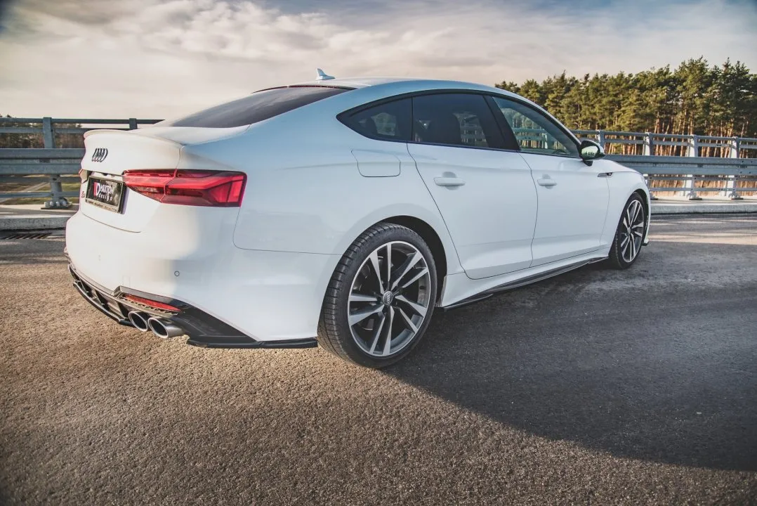 Maxton Design Side Skirts SPLITTERS AUDI A5 F5 S-LINE SPORTBACK FACELIFT (2020- UP)