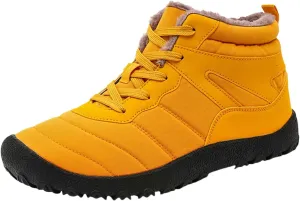 Men Work Boots Steel Toe Hiking Sneakers Fur Lined Ankle Boot Women Workout Shoes Wide Width Lightweight Outdoor Botas Mid Ankle Work Casual Hike Grounded Footwear