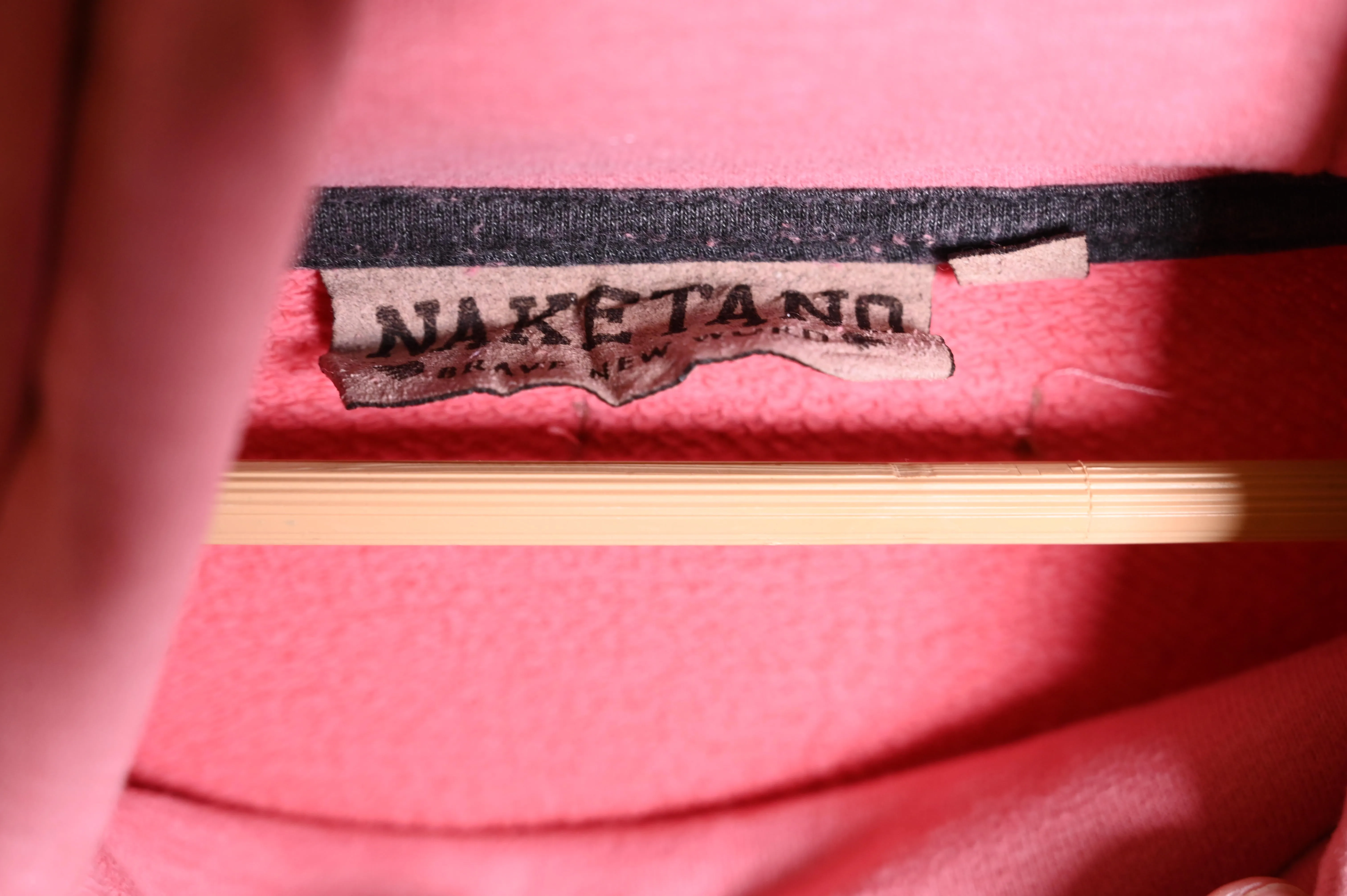 Naketano Pink Hoodie - Small