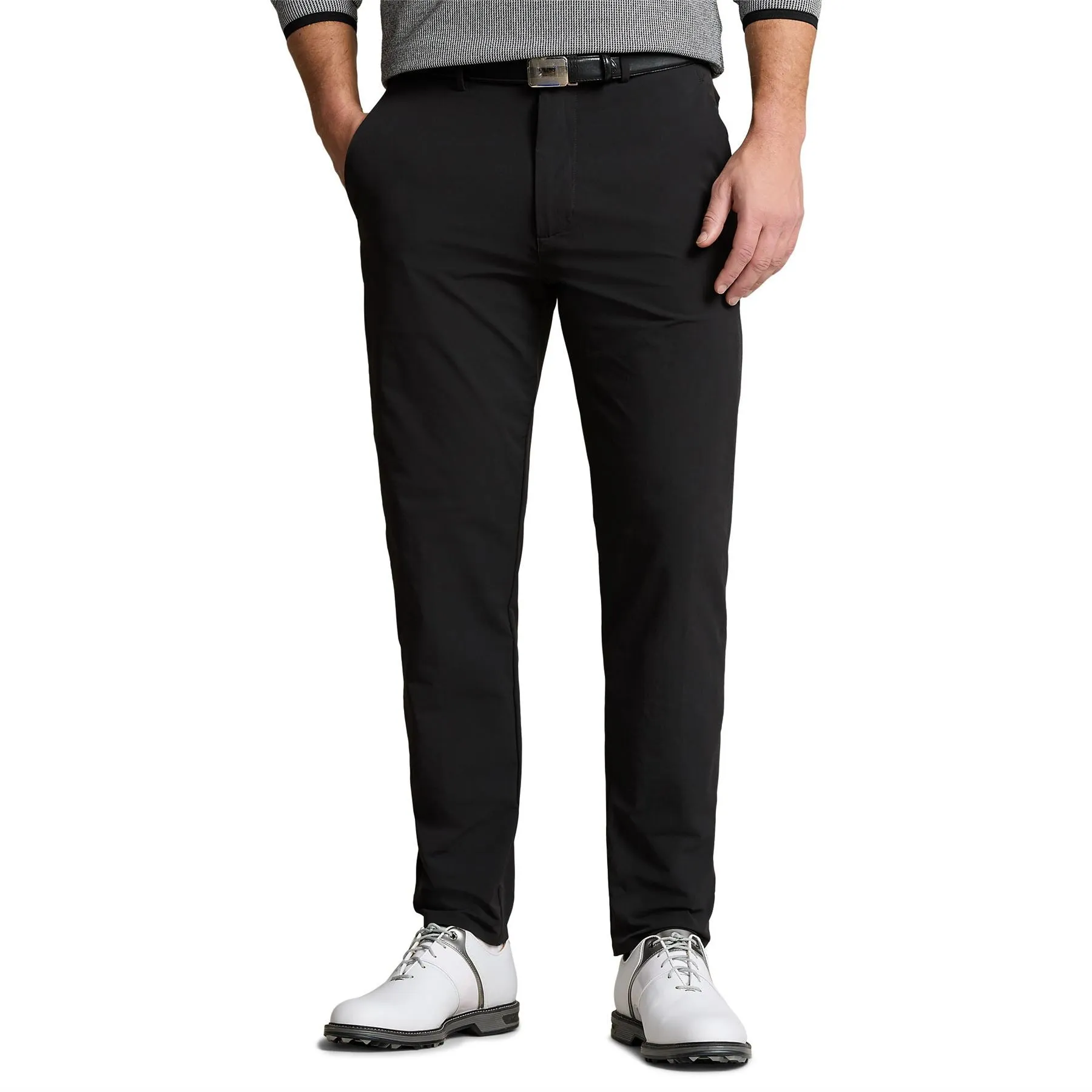 Performance Birdseye Pants Polo Black - SS24