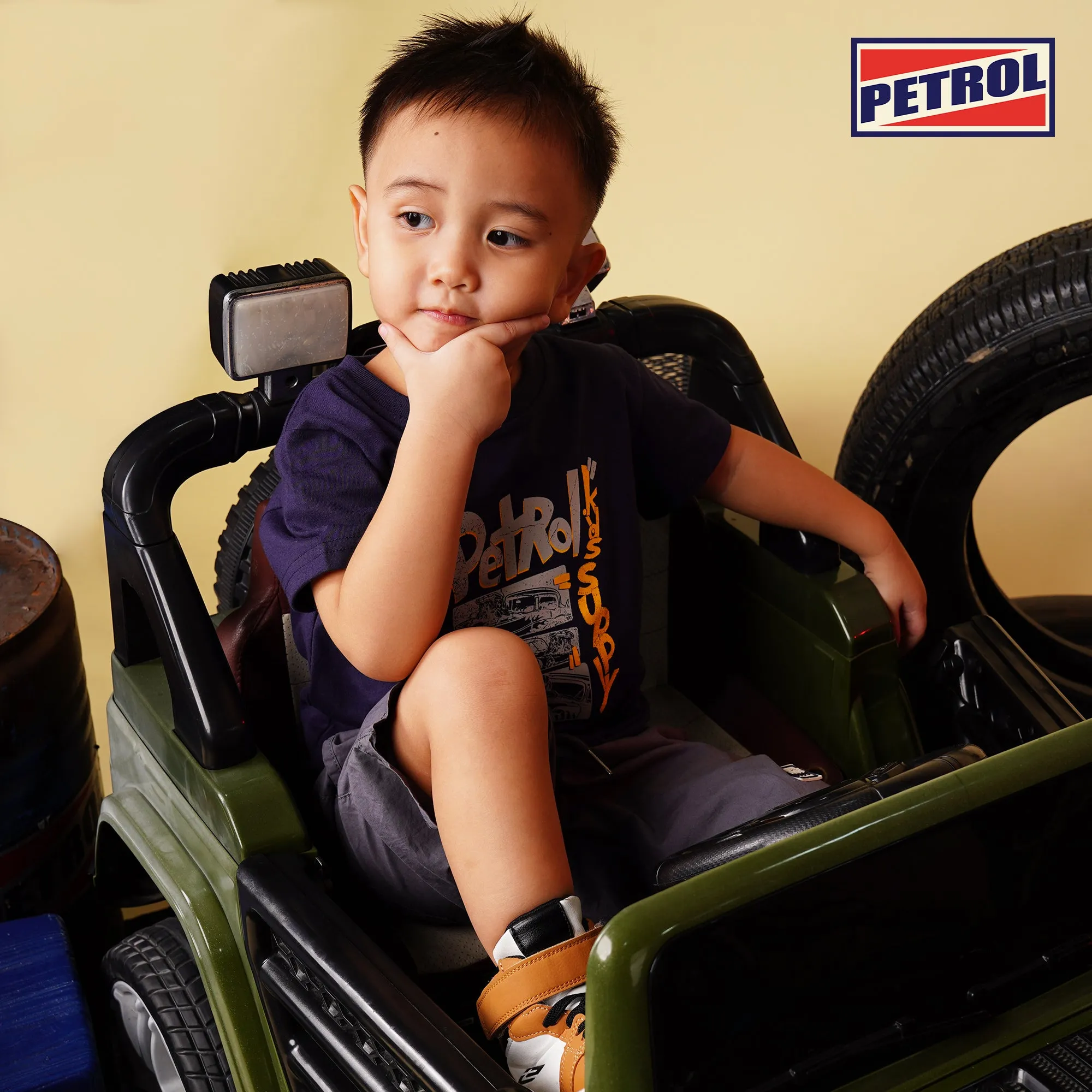 Petrol Basic Tees for Kids Regular Fitting Toddler T-Shirt 156835-U (Navy Blue)