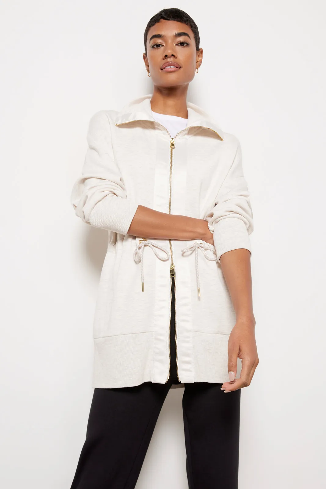 Ridgefield Longline Zip Through