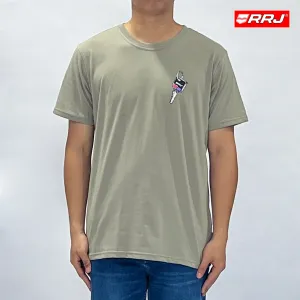 RRJ Men's Basic Tees Boxy Fitting CVC Jersey Fabric 173785-U (Laurel Oak)