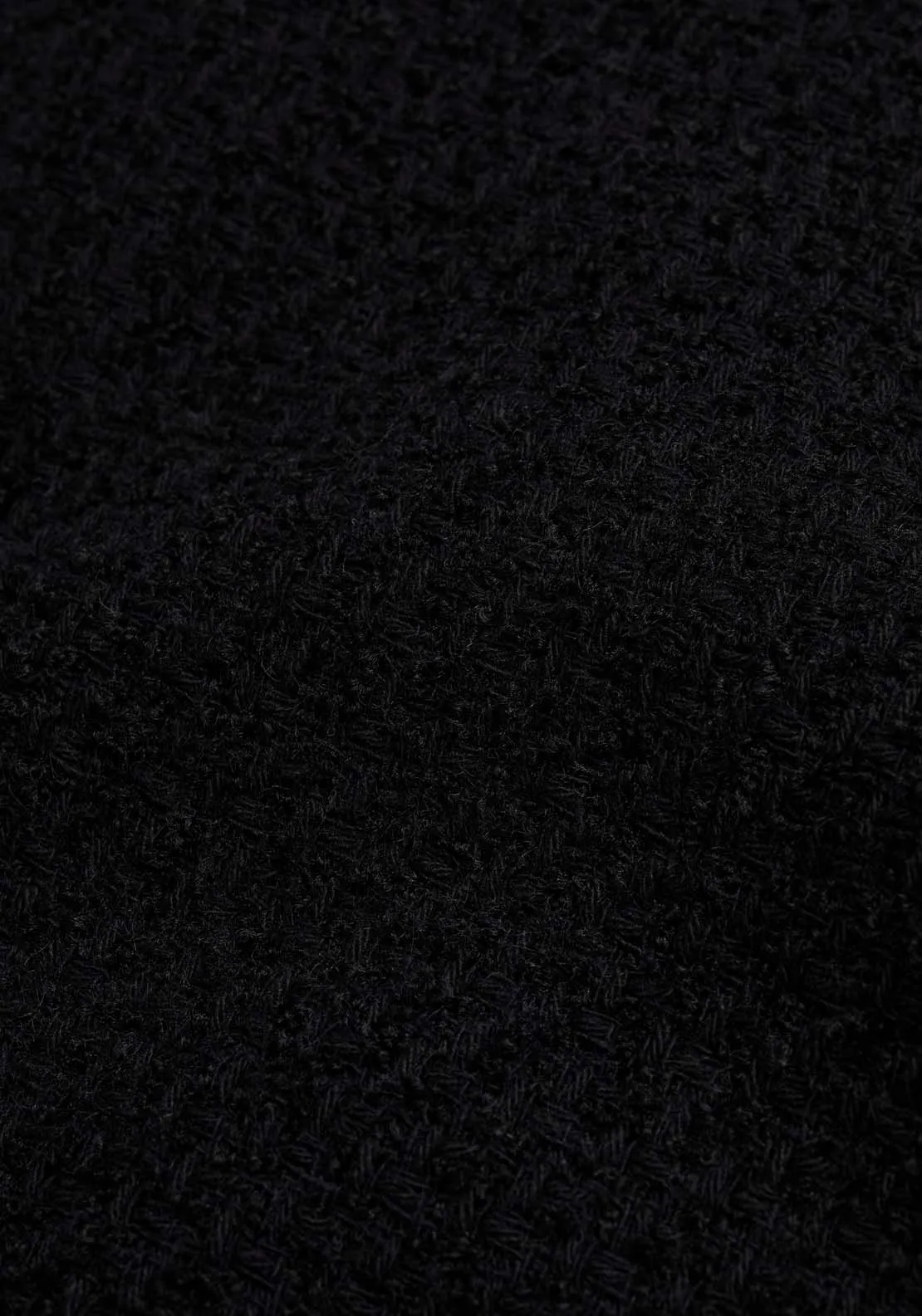 Short tweed skirt - Black