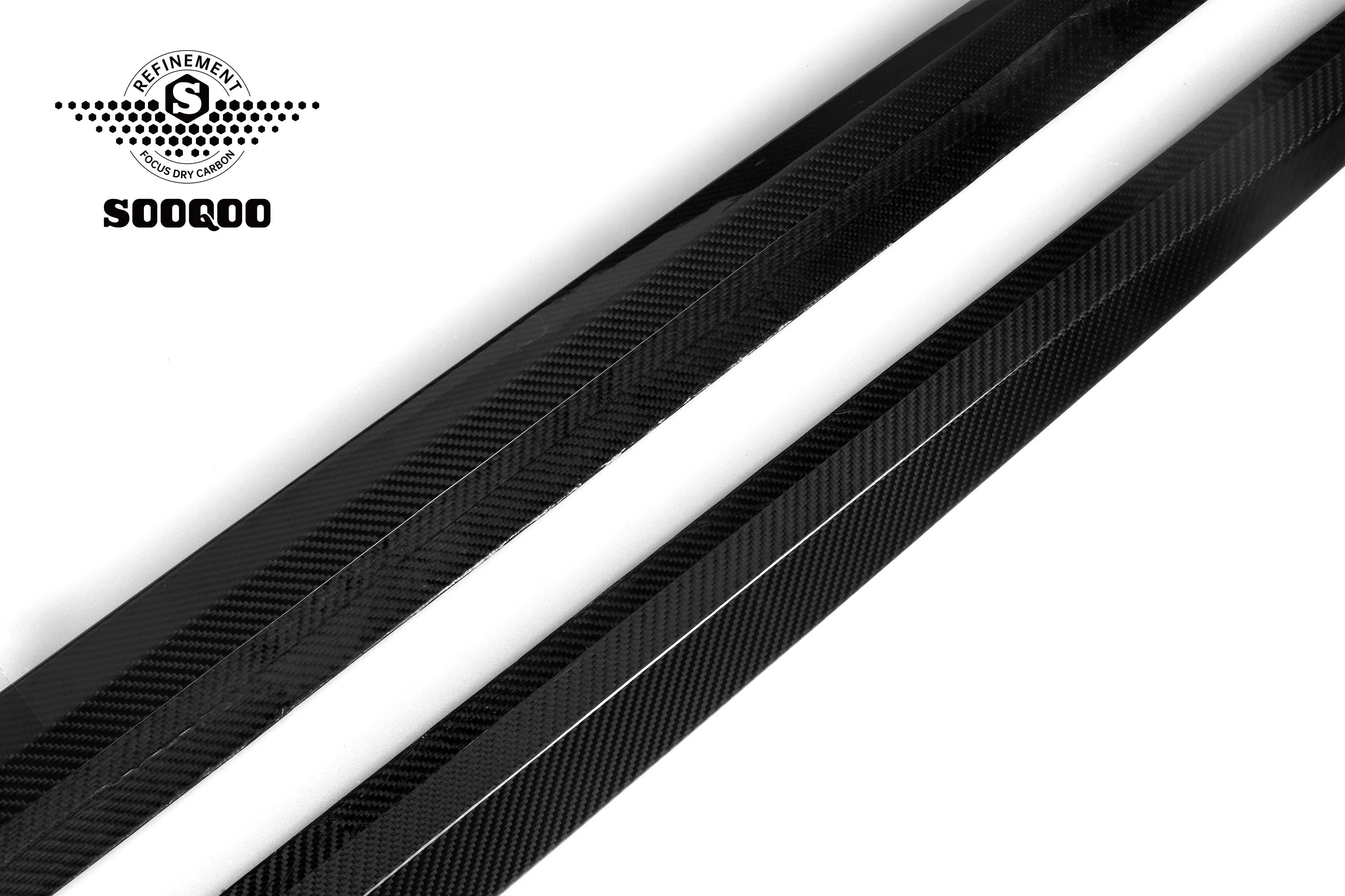 SOOQOO USA Side Skirts for BMW X3M X3MC F97 & IX3 BEV G08 LCI Pre-preg Carbon Fiber