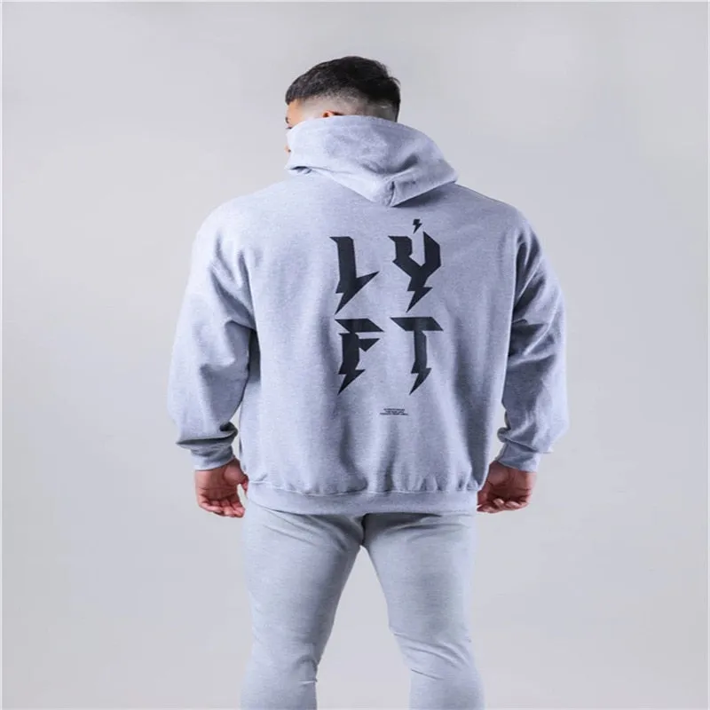 Spring And Autumn Jogging Fashion Me Gym Fitness Sports Sweater Pullover Street Men Hoodie Running Training Exercise Men