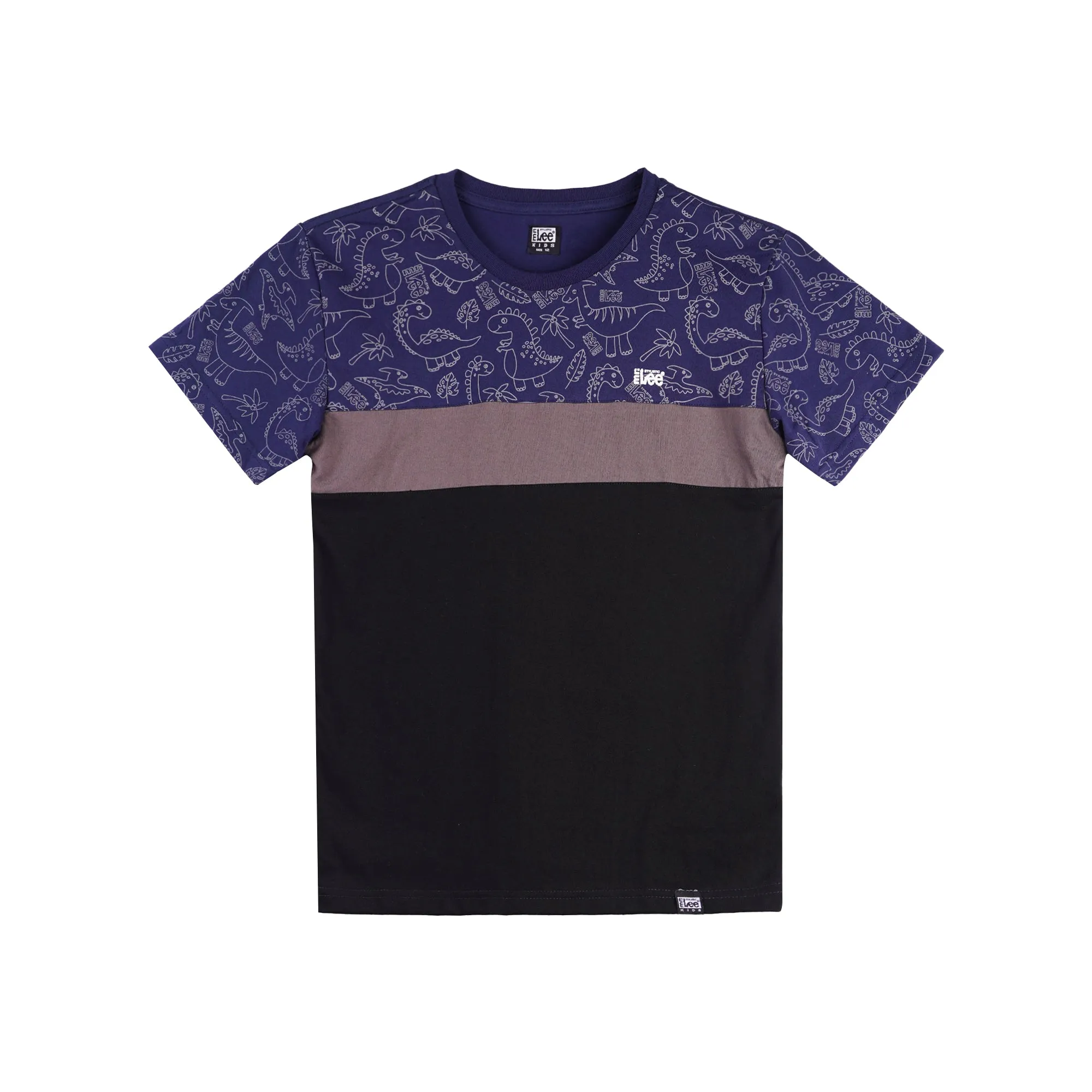 Stylistic Mr. Lee Children's Wear Kid's Basic Tees Regular Fit 160691-U (Navy Black)