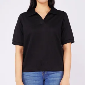Stylistic Mr. Lee Ladies Basic Tees Boxy Fit 130129 (Black)