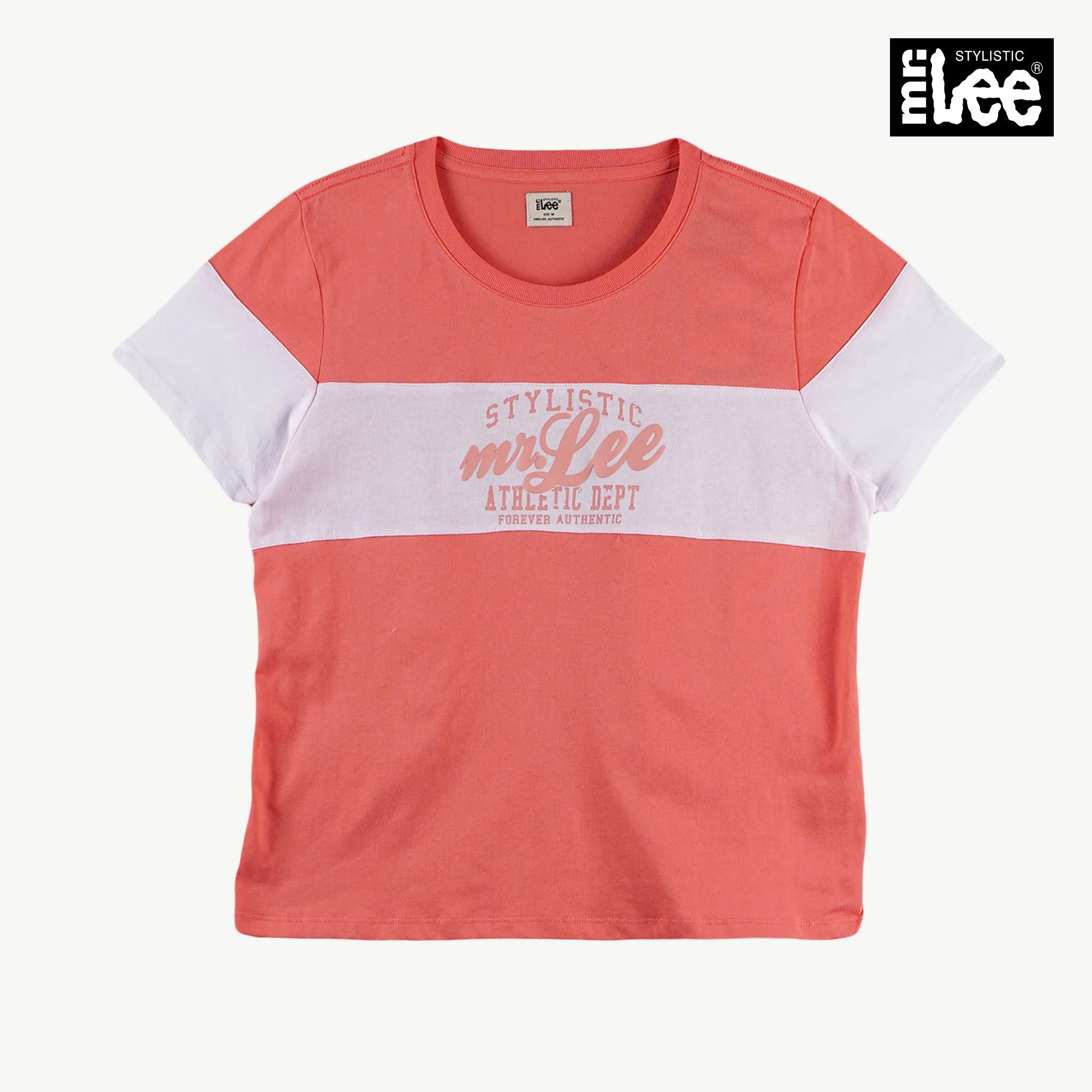 Stylistic Mr. Lee Ladies Basic Tees Boxy Fit 144613-U (Peach)
