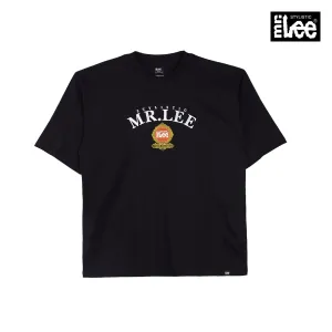 Stylistic Mr. Lee Men's Basic Tees Oversized Fitting 158043 (Black)