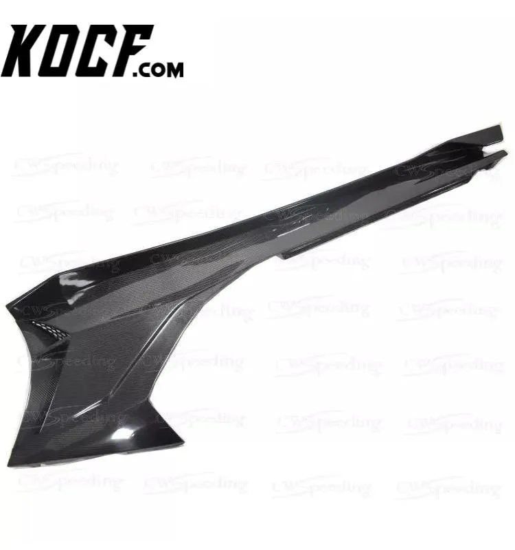 SVJ STYLE CARBON FIBER SIDE SKIRTS FOR 2011-2015 LAMBORGHINI AVENTADOR LP700-4 LP720 LP750