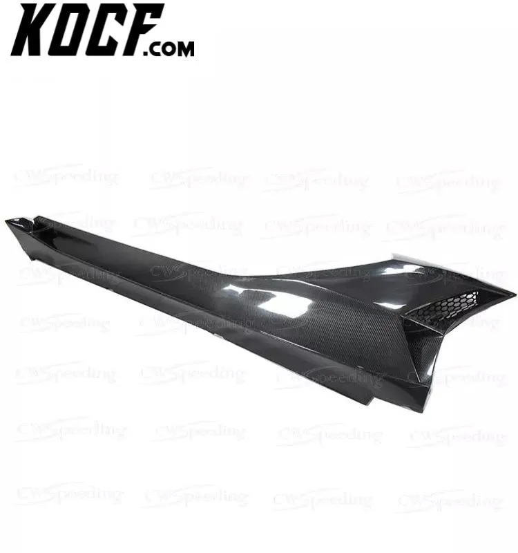 SVJ STYLE CARBON FIBER SIDE SKIRTS FOR 2011-2015 LAMBORGHINI AVENTADOR LP700-4 LP720 LP750