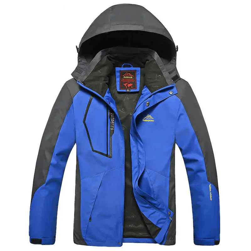 Trekking Men's Waterproof Hiking Jacket with Hem Adjuster - SF0522