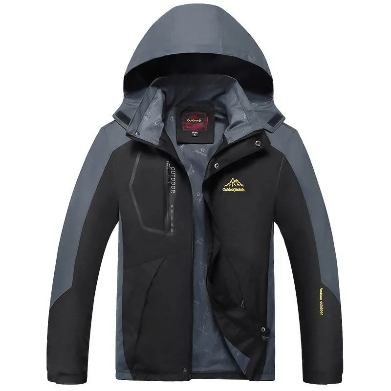 Trekking Men's Waterproof Hiking Jacket with Hem Adjuster - SF0522