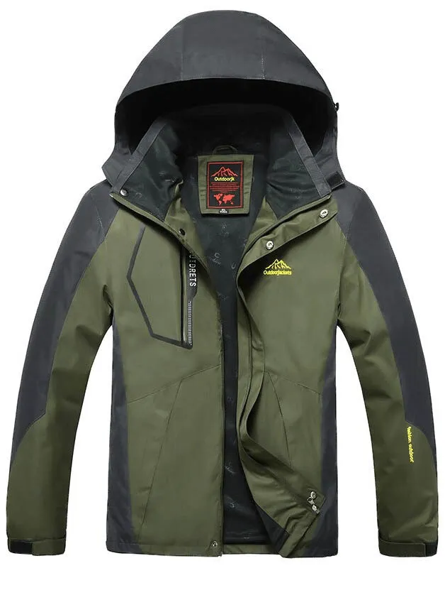 Trekking Men's Waterproof Hiking Jacket with Hem Adjuster - SF0522