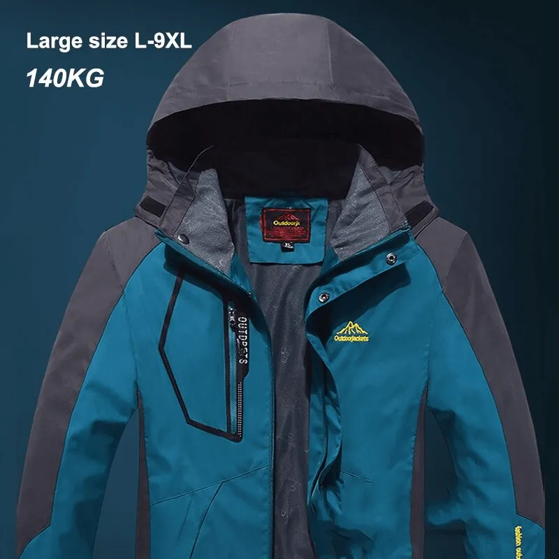 Trekking Men's Waterproof Hiking Jacket with Hem Adjuster - SF0522