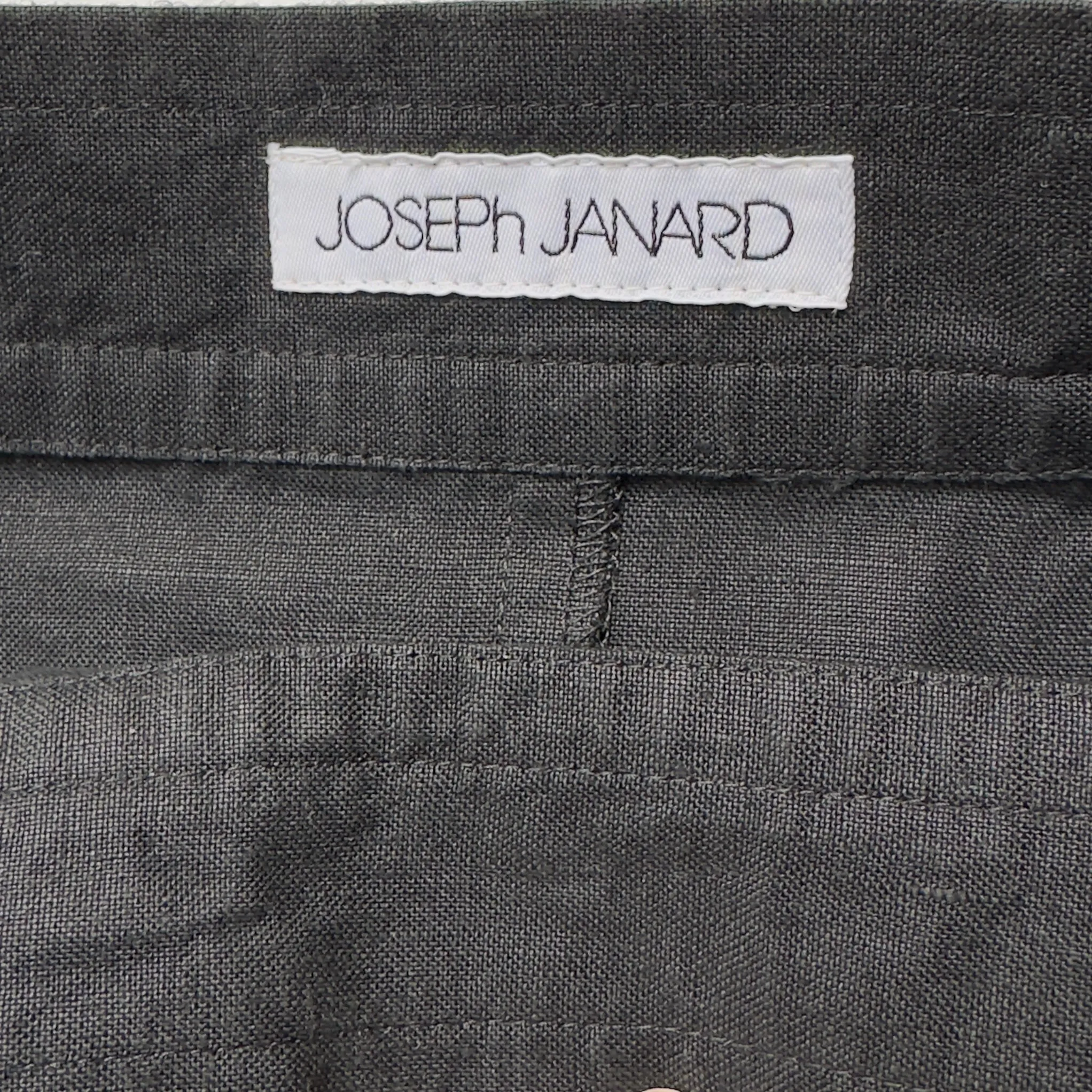Vintage Black Linen Skirt