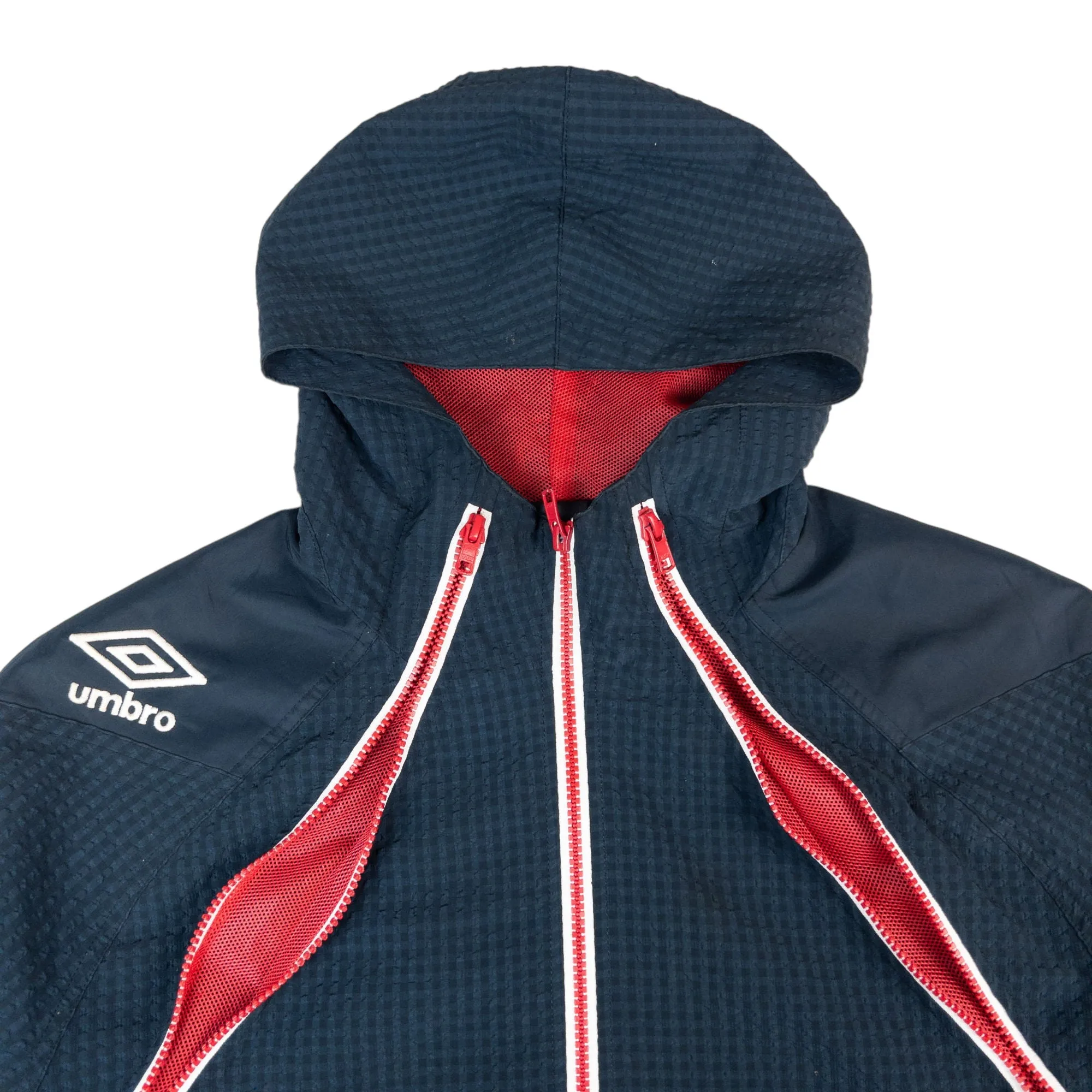 Vintage Umbro Triple Zip Hooded Jacket Size XL