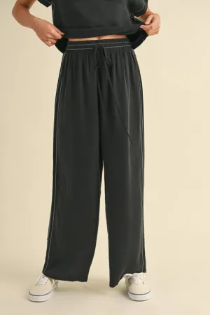 Viscose Elastic Band Waist Pants