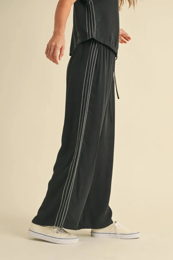 Viscose Elastic Band Waist Pants