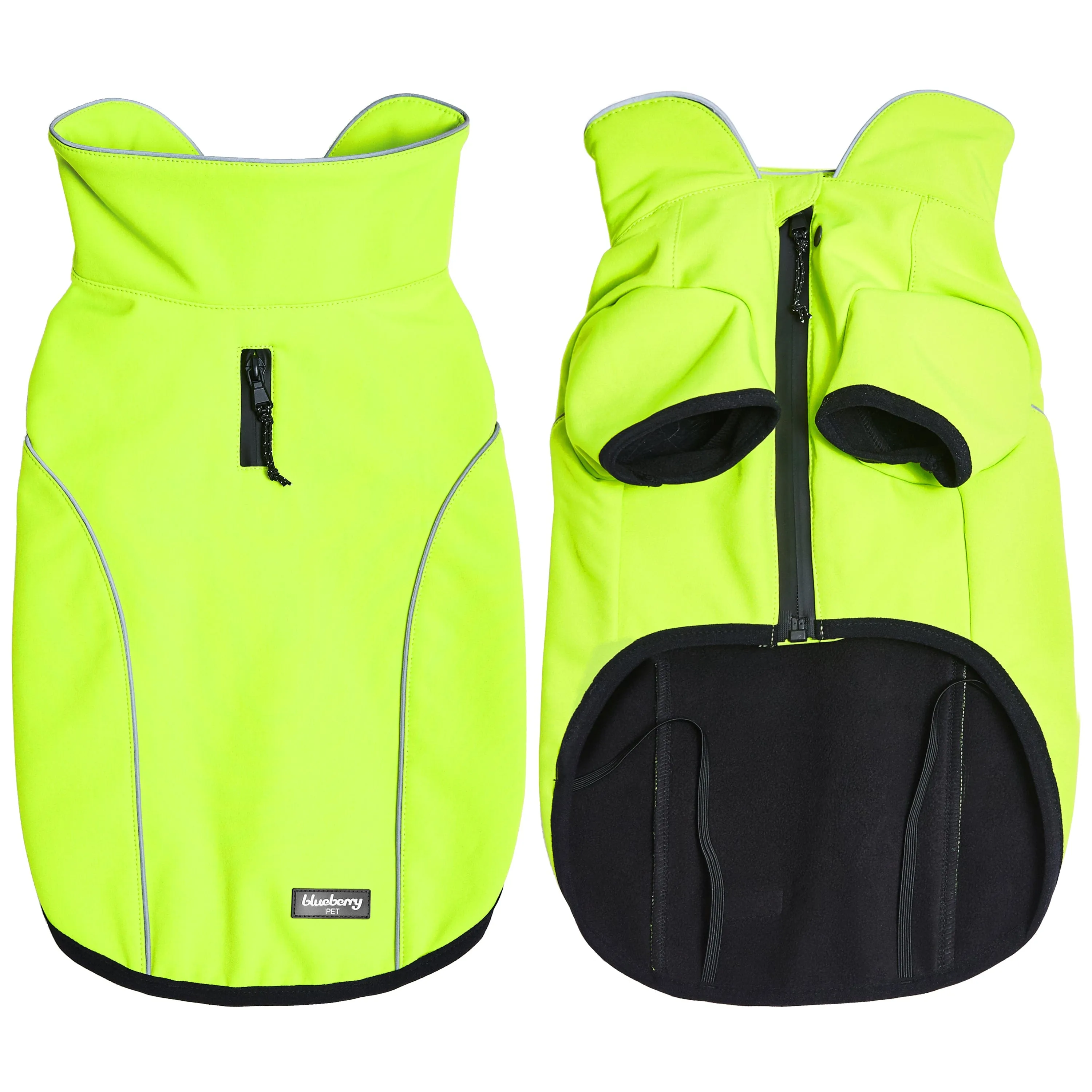 Waterproof Reflective Dog Softshell Jacket Raincoat Windbreakers
