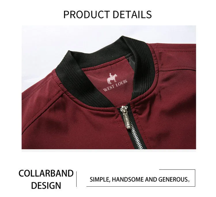 West Louis Wild Trend Bomber Windbreaker Jacket