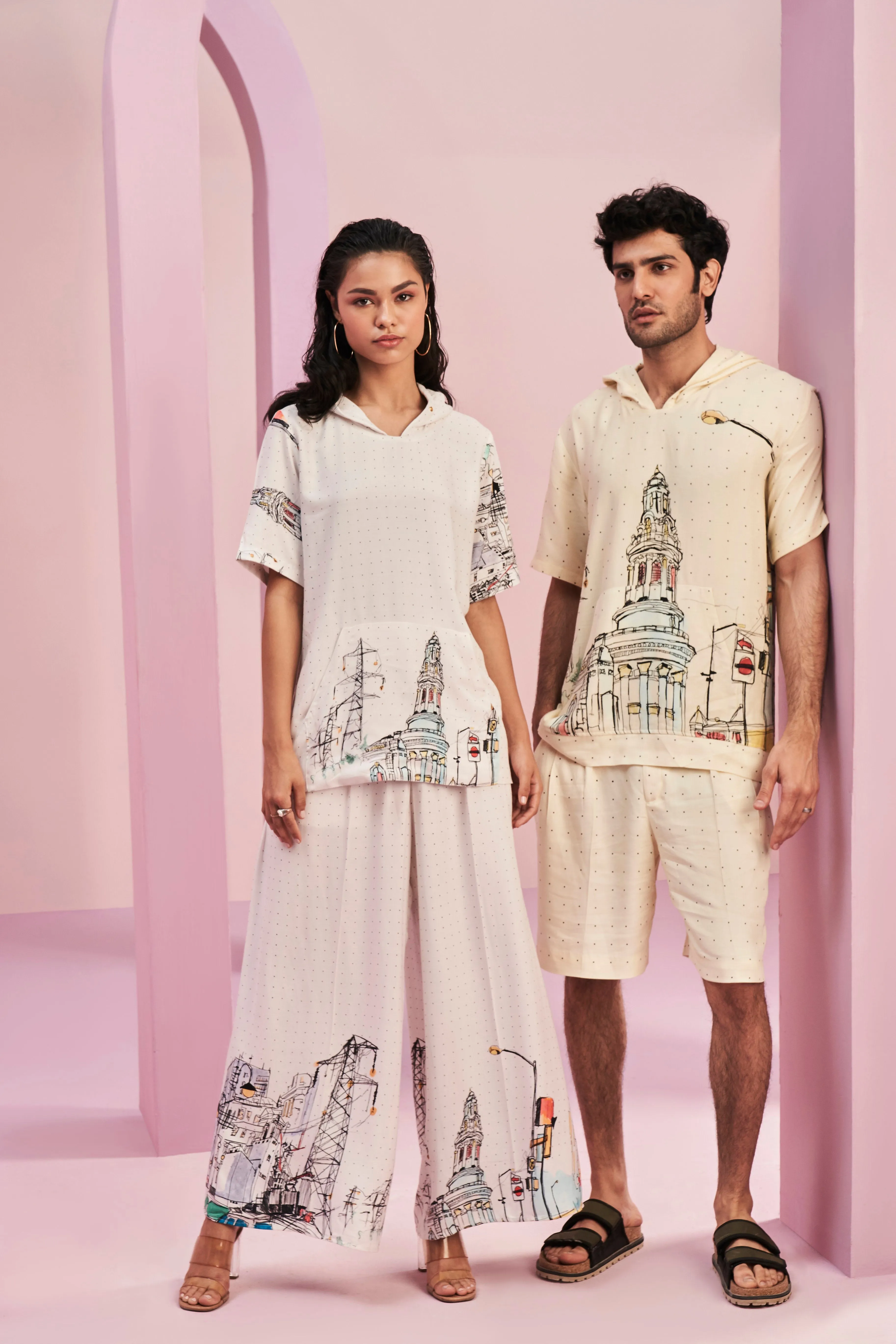 White City Life Print Tracksuit Set