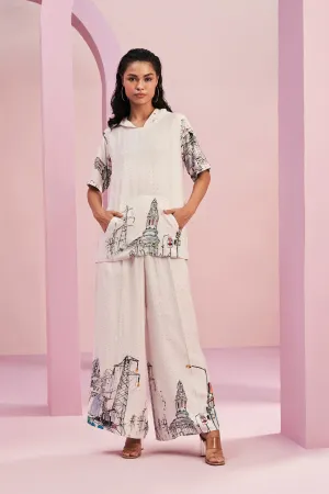White City Life Print Tracksuit Set