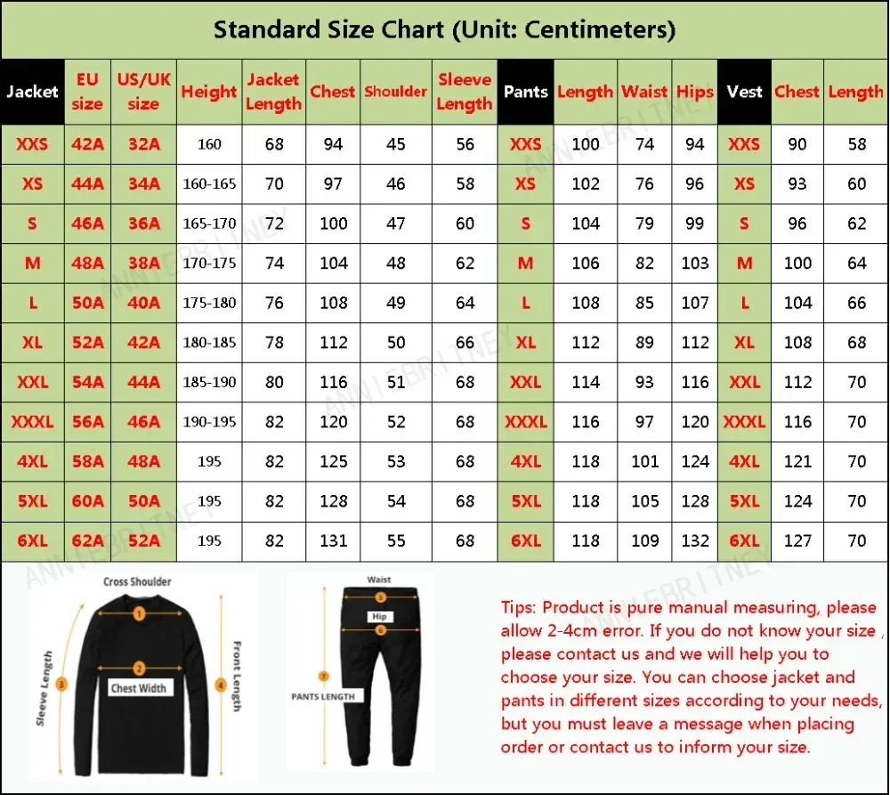 Wiaofellas  -  Black Formal Wedding Elegant Men Suit Groom Tuxedo Prom Double Breasted Slim Fit Blazers High Quality Custom 2 Piece Set