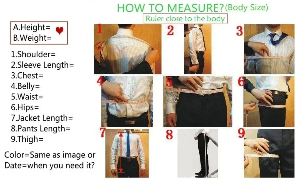 Wiaofellas  -  Black Formal Wedding Elegant Men Suit Groom Tuxedo Prom Double Breasted Slim Fit Blazers High Quality Custom 2 Piece Set