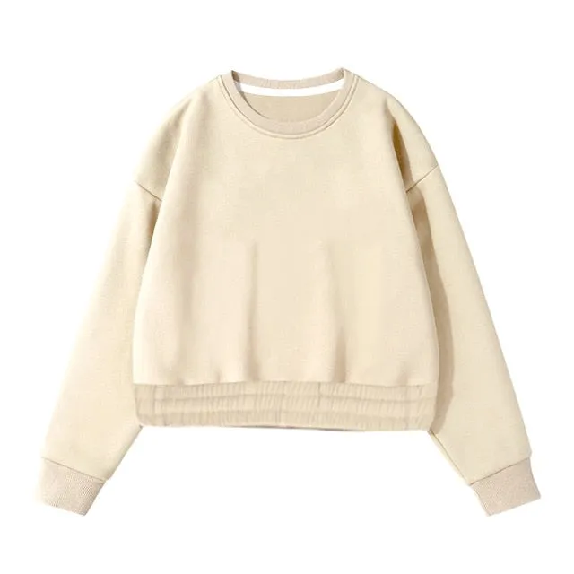 Women Fleece Hoodies Sweatshirt 2020 Winter