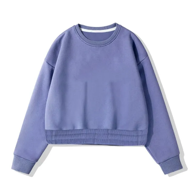 Women Fleece Hoodies Sweatshirt 2020 Winter