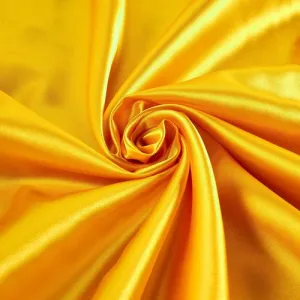 Yellow Stretch Charmeuse Satin Fabric, 58-59" Wide-96% Polyester, 4% Spandex. Sold by The Yard.